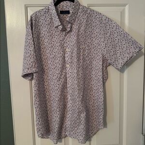 Floral short sleeve men’s shirt